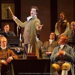 Jarrod Zimmerman as Edward Rutledge in 1776 at American Conservatory Theater