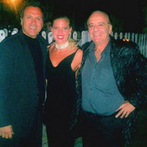 Jorg Bobsin and FRANK STALLONE and MAJA PRINCESS OF HOHENZOLLERN having dinner at The Ivy Hollywood