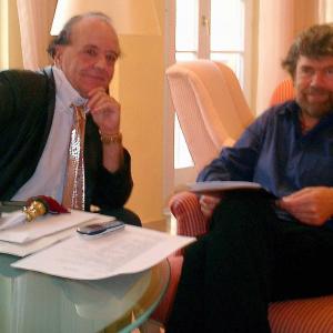 Jorg Bobsin and REINHOLD MESSNER for In Confidence with