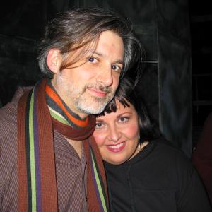 Director Filmmaker Louis Pepe and Actress Kelly Ebsary after performance of Orpheus Descending Los Angeles 2010