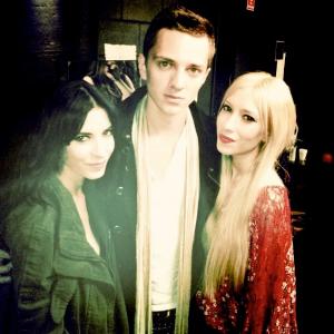 With Lisa & Jess (The Veronicas), 2011