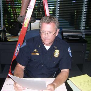 Tony Senzamici as Police Chief Stites on the set of Army Wives Episode 513 Farewell To Arms