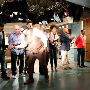 Carlos Arellano and Cedric The Entertainer, and Cast | The Soul Man (2014)