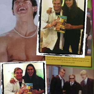 Booboo Stewart & Pierre Patrick together live and sharing a Magazine Page.