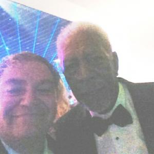 Pierre Patrick & Amazing Actor Morgan Freeman Selfie at FX Party.