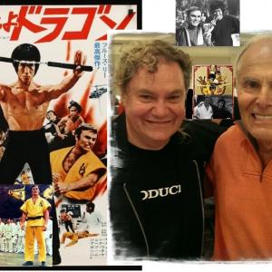 Pierre Patrick with John Saxon from the ultimate Bruce Lee Masterpiece 