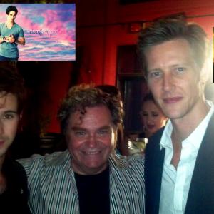 Pierre Patrick with REVENGE Stars Connor Paolo and Gabriel Mann