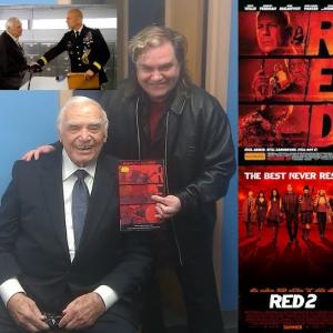 Pierre Patrick  Henry The Records Keeper Ernest Borgnine with RED original Graphic Novel  RED film Poster 12