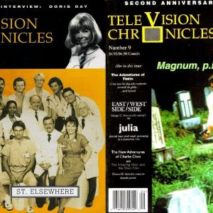 Pierre Patrick 2 Cover Stories from TeleVision Chronicles Doris Day and HBO series Tintin