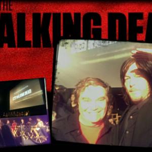Pierre Patrick talking to WALKING DEAD Warriors and with Star NORMAN REEDUS