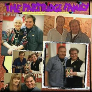 Pierre Patrick  The Partridge Family Shirley Jones David Cassidy Danny Bonaduce Brian Forster and Suzanne Crough celebrating 45 years of the Series
