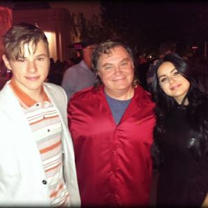 Pierre Patrick with Nolan Gould  Arial Winter from Emmy Winning MODERN FAMILY