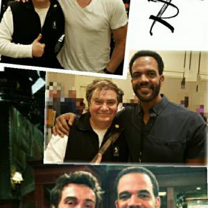Cool Guy's Pierre Patrick with Daniel Godard & Kristoff St John from Emmy Winning The Young and the Restless.