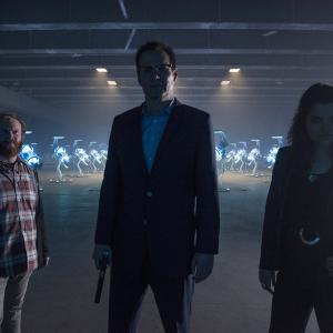 Still of Jack Coleman, Eve Harlow and Henry Zebrowski in Heroes Reborn (2015)