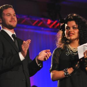 Aaron Ashmore & Eve Harlow at the 2010 Leo Awards