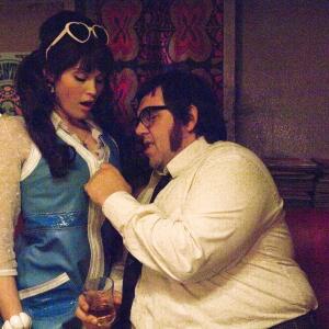 Still of Nick Frost and Gemma Arterton in The Boat That Rocked (2009)