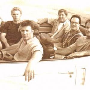 Mitch (Tom McCarthy), Cal (Mark Pellegrino), Burdett (Robert Peters), Ronald (Diedrich Bader) and Stewart (Stephen James) in 