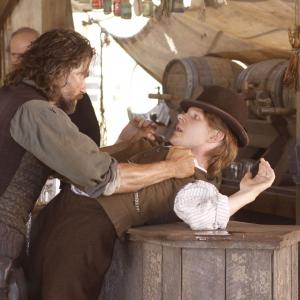 Still of Anson Mount and Ben Esler in Hell on Wheels 2011