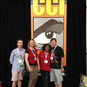 With Luke Guidici, Kimberly Browning, and Thomas Gardner @ Comic Con