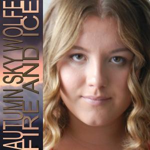 Autumn Sky Wolfe pictured on the cover to her new single Fire And Ice
