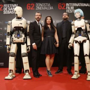 AUTMATA Premiere with Antonio Banderas and Gabe Ibaez at the San Sebastian Film Festival