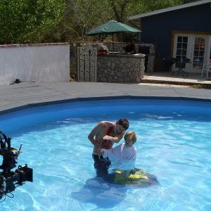 Film: The Swimming Pool. Working with actor Max Knight who you can see on TNT's sci-fi drama 