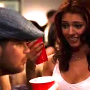 Still from Entourage with Camila Greenberg and Jerry Ferrara