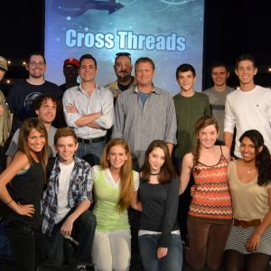 Brianna Ward along with her fellow cast members and the crew of Cross Threads