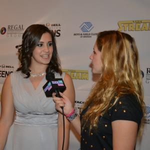 Noura Jost at The Stream premiere in LA