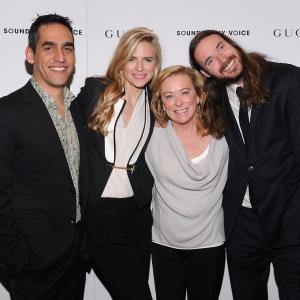 Brit Marling Nancy Utley Zal Batmanglij and Mike Cahill at event of Sound of My Voice 2011