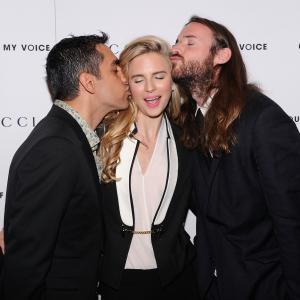 Brit Marling, Zal Batmanglij and Mike Cahill at event of Sound of My Voice (2011)