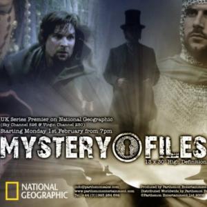 Poster for the historical series MYSTERY FILES for The National Geographic Channel and Discovery ID.