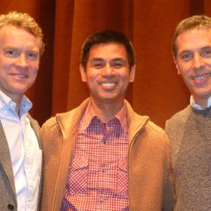 Tate Donovan who plays Bob Anders and cinematographer Rodrigo Prieto after screening of Argo which won Oscar for Best Picture