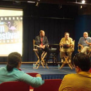John Vizzusi Middle Orlando Hispanic Film Festival Panel 2009