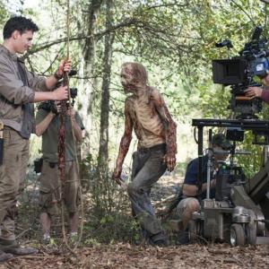 Behind the scenes. Daniel Bonjour - The Walking Dead.