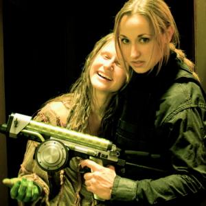 Kimberly Durrett and FrostNixons Jenn Gotzon in the 2008 International 168 Project Film Festival Best Picture Stained