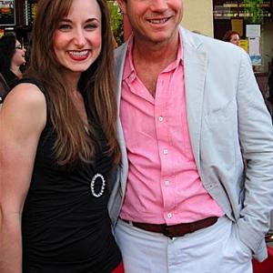 Kimberly Durrett with Bill Paxton at Method Fest 2010. The two presented an award to Bruce Dern.