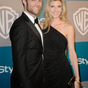 Liam McIntyre and Viva Bianca at InStyle Golden Globe Party 2012