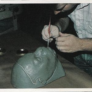 Thriller 1983 Michaels 1st transformation I made all the molds on Ricks sculpts and completed his flashing My 1st Hollywood Rick Baker show  and he is letting this kid make molds on his sculpts