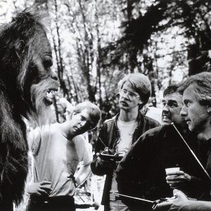 Harry & the Hendersons (1987) Seattle location. 'Index' mountain top. Kevin Peter Hall, Marc Tyler, Tom Hester, Bill Dear, Rick Baker, Tim Lawrence.