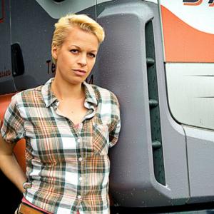 Sian Breckin as Wendy in Truckers Company PicturesBBC 1