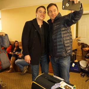 Brando Eaton and Jason Isaac share a Selfie