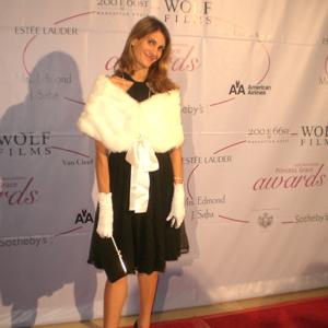 Journalist Sharon Abella attends The Princess Grace Awards Dress designed by Sharon M Abella in May 2007