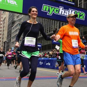 Sharon Abella and Jon Kilik NYC 12 Marathon on 3182012 Time 15954