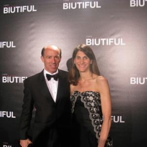 Film Producer Jon Kilik and Journalist Sharon Abella attend the premiere of Biutiful at The Cannes International Film Festival 2010