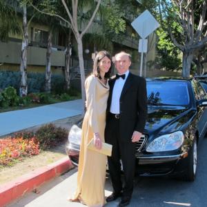 Sharon Abella and Jon Kilik attend The Academy Awards 2011