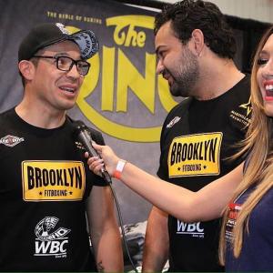 Interviewing Sergio Martinez/ 2015 Box Fan Expo in Las Vegas