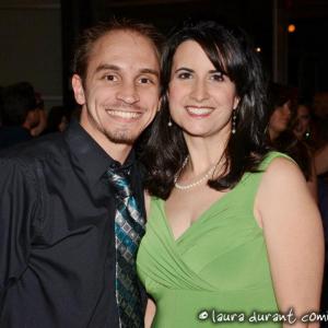 Kevin Herrmann and Rebecca Mello-Johnston at the ariZoni Awards (2011)
