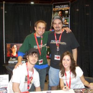 Phoenix Comicon 2010 at the PROBEDsignals booth with Owen Virgin Joel Cranson Leslie Wall