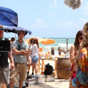 Jens Hoffmann filming a beer commercial in the northeast coast of Brazil